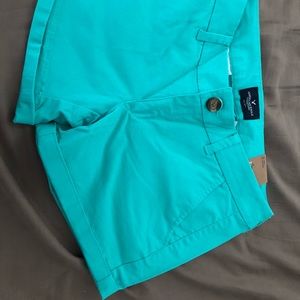AE midi shorts teal NWT